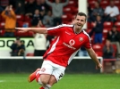 Anthony Forde celebrates first goal for Walsall