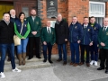 In attendance during the FAI Club Mark Presentation at Ballingarry AFC, Limerick is John Delaney, FAI, CEO, with club officials including David O'Hanlon, Chairman, Shane Markham, underage committee and John Clancy, vice-chairman.