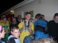 Aidan Barrett accepts the cup for Ballingarry