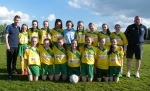 Ballingarry Under 14 Girls League finallists 2016/17