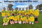 Under 8 Girls team 2022/23