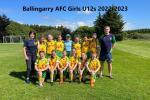 u12s Girls A team 2022/2023