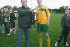 John Walsh captain U13 cup final vs Askeaton