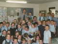 The Next Generation: Ballingarry AFC team take the Desmond League Premier Division trophy to Ballingarry National School.