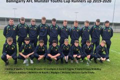 Ballingarry AFC Munster Youth Cup runners up 2019-20