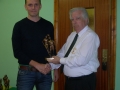 Mike Corrigan receives award for 200 appearances