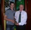 Daven receives award from John Clancy