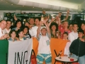 The Flag with Italian Fans during Italia 90