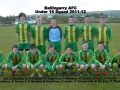 Ballingarry AFC U15 Squad 2011/12