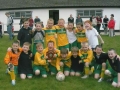 The victorious Ballingarry Under 8 squad celebrate victory.