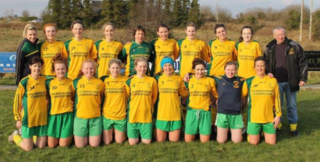 Ballingarry Ladies team - Cup quarter final winners 27/2/16